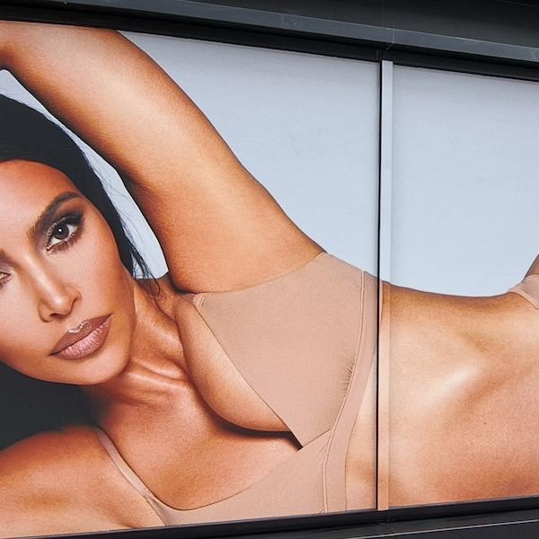 Kim K - Skims Retail Vinyl Window